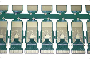 High-speed segmented goldfinger module board